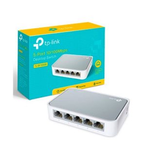 What This Product Does The TL-SF1005D 5-Port 10/100Mbps desktop switch provides an easy way to expand your wired network. All 5 ports support auto-MDI/MDIX, eliminating the need to worry about the type of cable to use. Featuring full duplex mode, the TL-SF1005D is an ideal choice for expanding your high performance wired network. Moreover, with innovative energy-efficient technology, the TL-SF1005D can save power consumption, making it an eco-friendly solution for your home or office network. High Performance TL-SF1005D Fast Ethernet Switch provides 5 10/100Mbps Auto-Negotiation RJ45 ports. All ports support Auto MDI/MDIX function, eliminating the need for crossover cables or Uplink ports..Featuring non-blocking switching architecture,TL-SF1005D forwards and filters packets at full wire-speed for maximum throughput. With 2K Jumbo frame, the performance of large files transfers is improved significantly. And IEEE 802.3x flow control for Full Duplex mode and backpressure for Half Duplex mode alleviate the traffic congestion and make TL-SF1005D work reliably. Easy to Use The auto features of this ethernet switch make installation plug and play and hassle-free. No configuring is required. Auto MDI/MDIX eliminates the need for crossover cables. Auto-negotiation on each port senses the link speed of a network device (10, 100 Mbps) and intelligently adjusts for compatibility and optimal performance.