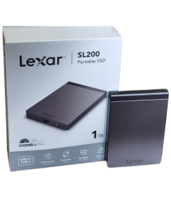 LEXAR 1 TB EXTERNAL PORTABLE SOLID STATE HARD DRIVE